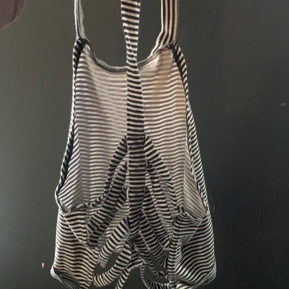 Striped open back tank - Picture 1 of 2